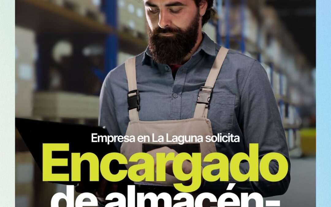 Encargado de almacén (09/abril/2026)